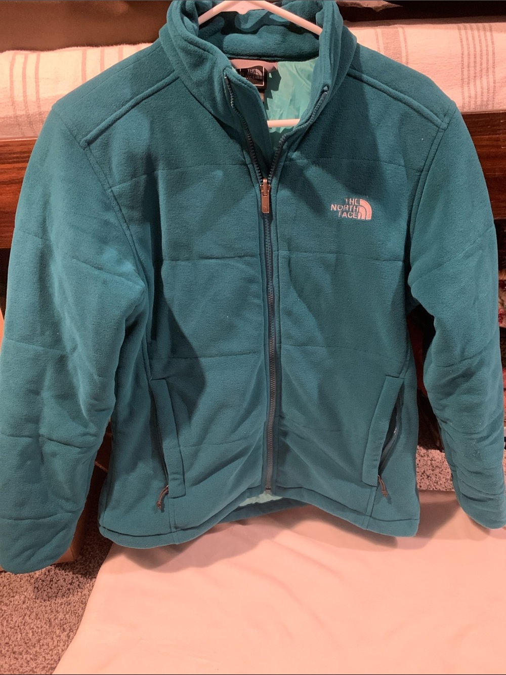 The North Face Woman’s Teal Full-Zip  Jacket